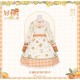 Mademoiselle Pearl Persimmons Blouse Skirt Overdress JSK and One Pieces(Reservation/Full Payment Without Shipping)